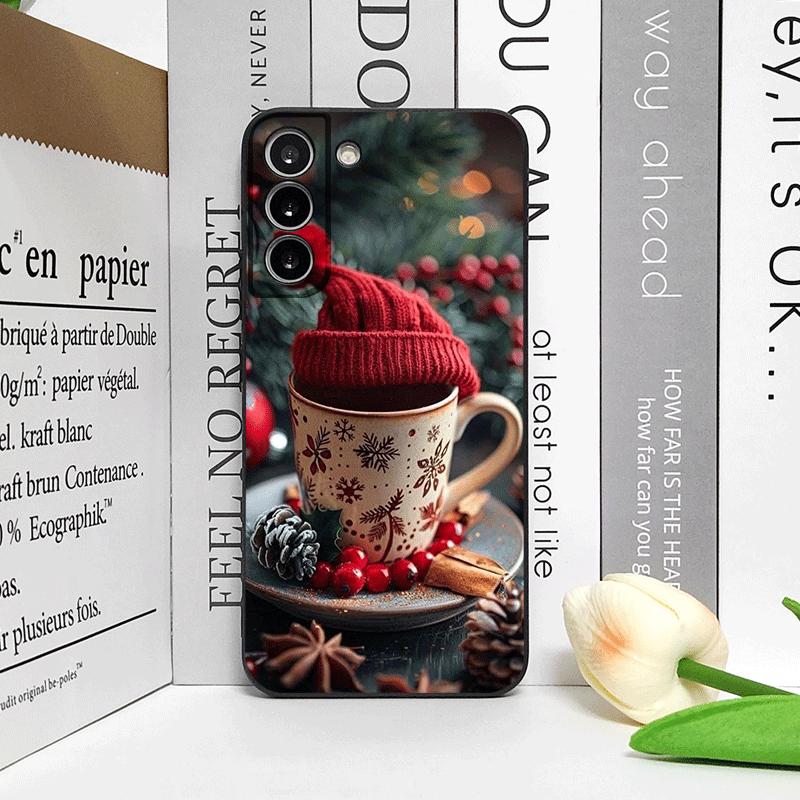 Christmas Decorate Hot Coffe Cup Pattern Phone Case for OnePlus 13 12 13 R 11 10 9 8 Pro Nord 4 N100 CE3 ACE2 ACE3 5G Soft Cover
