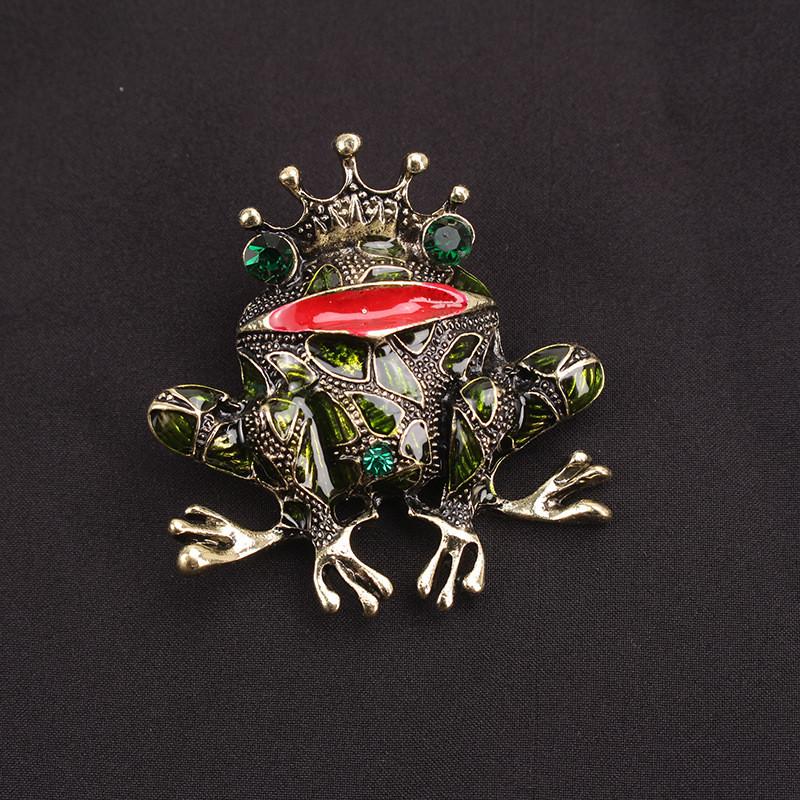 Frosch Brosche Anstecknadel Mode Tier Legierung Dekorativer Schmuck Für Frauen Männer