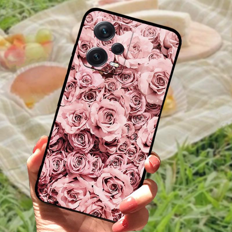 For Xiaomi Redmi Note 12 Pro 5G Case Phone Cover Soft Silicon Shockproof TPU Funda On Redmi Note 12 Pro 5G NFC Protection Capa