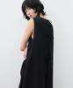 Black Apron Cotton Dress For Women