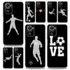 Football Player Soccer Art Phone Case For Xiaomi Redmi Note 12 11 9S 9 8 10 Pro Plus 7 8T 9C 9A 8A K40 Gaming Soft Clear Cover