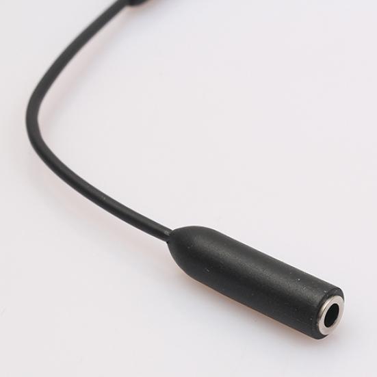 Schlankes 3,5-mm-Audio-auf-weibliche Kopfhörerbuchse-Verlängerungskabel für Telefon-Tablets