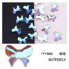 Aurora Phantom Purple Nail Art Flat Bottom Special-Shaped Diamond Diy Manicure Nail Decoration Nail Art Jewelry