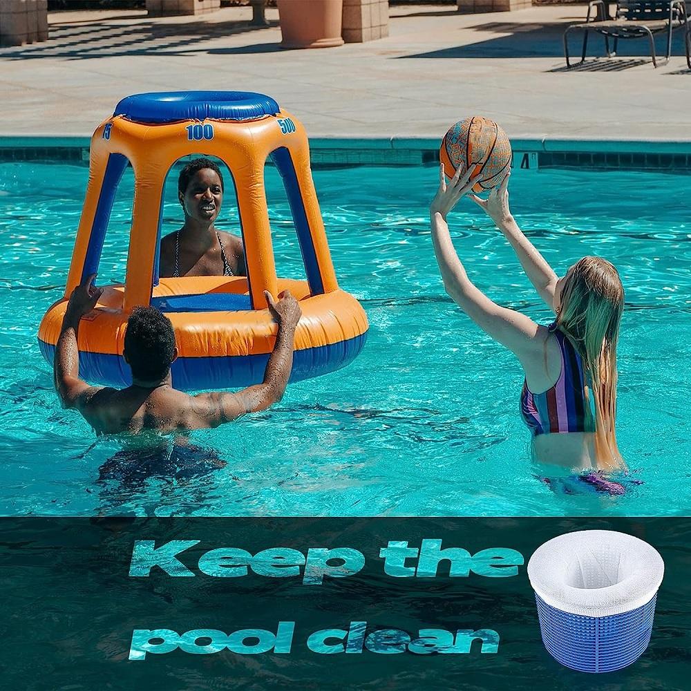 20 Pièces Chaussettes de Filtre Écumoire de Piscine Remplacement Économiseurs pour Panier Piscine Neuf