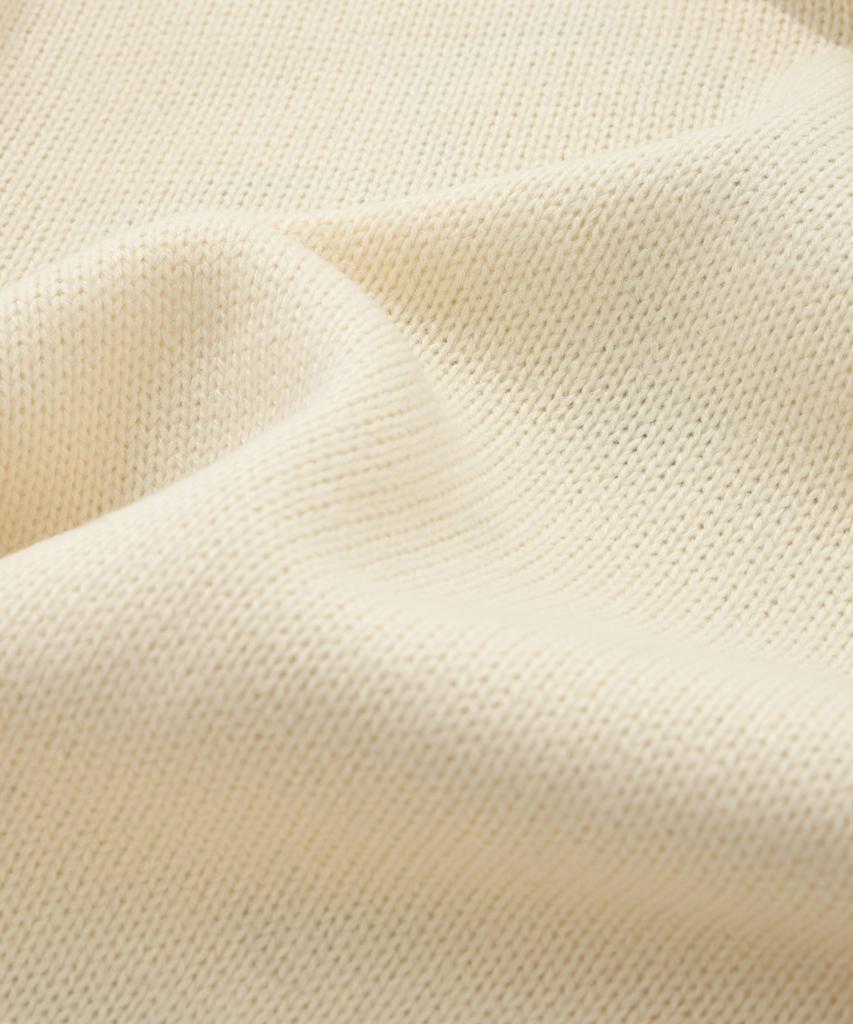 FALLETT [22Fw] Drawing Flower Knit Ivory