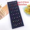 Stainless Steel Boxed Nose Studs and Rings: 60/40 Pieces, 1.5-3.0mm, Straight & L-Shaped Bar