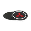 For Car Coaster Water Cup Slot Non-Slip Mat Pad Emblem Interior Accessories For Mitsubishi Lancer 9 EX Outlander 3 ASX L200 GJ3