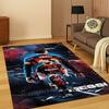 Football Star Messi Sports Carpet Rug for Living Room Sofa Home Bedroom Kitchen Doormat Decor,Playroom Non-slip Floor Mat Gift