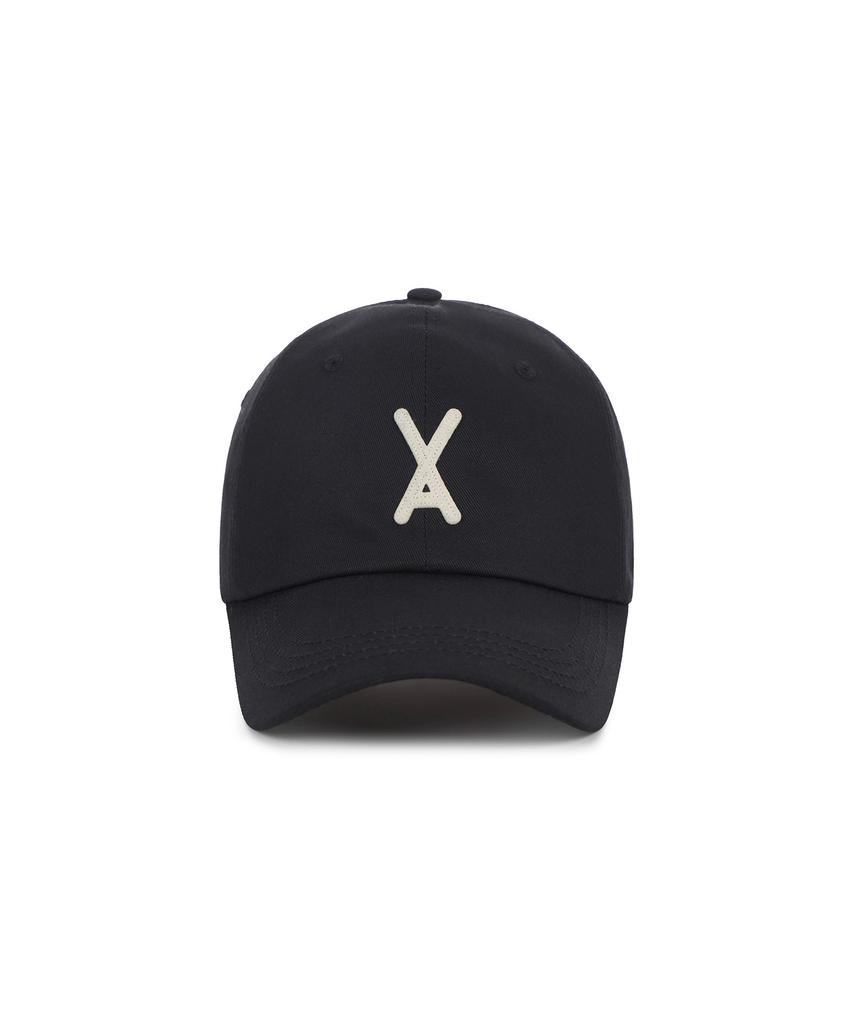 Bajal Va Applique Oversized Ball Cap Black