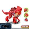 Nuovi Kit di Costruzione Jurassic Dino World Stegosaurus Carnotaurus Mattoncini Mattoncini Figure di Dinosauri Raptor Giocattoli per regali ai bambini