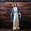 30cm/45cm Christian Virgin Our Lady Resin Statue Icon Catholic Figurine Family Home Decoration Catholic Decoration Gifts