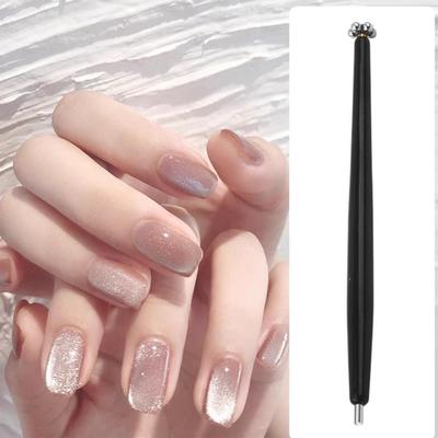 Flower Design Nail Magnet Pen Magnet Stick Nail Magnet Tool for Magnetic Cat Eye Gel Nail Polish Double Head Magnet Wand