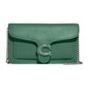 Coach Tabby 20 Flap Closure Pebble Leather Shoulder Crossbody Clutch Small Women Bags Green CJ350-LHAEE