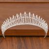Bridal Tiara Hair Crown Wedding Hair Accessories for Women Silver Color Crown for Bridal Crowns and Tiara Women Accessories Gift