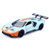 1/32 FORD GT GT40 Alloy Sports Car Model Diecasts Metal Toy Vehicles Car Model Simulation Sound Light Collection Childrens Gift