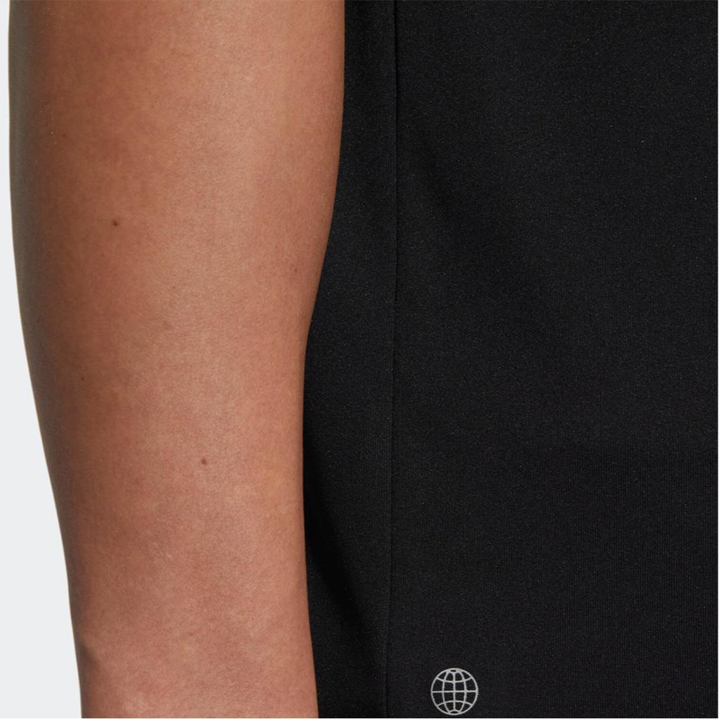 adidas Solid Color Golf Polo Shirt Men Tops Black HS9051