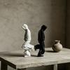Desktop Figurine 3D Printed Sweatsuit Statue Collectible Tabletop Ornaments for Bookshelf Home Office Decor
