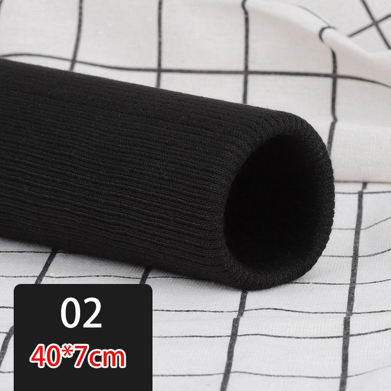 Sewing For DIY Clothing Cotton Leader Hem Lower Cuff Stretchy Threaded Knitted Rib Fabric