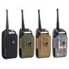 600D Tactical Molle Radio Walkie Talkie Pouch Waist Bag Holder Pocket Portable Interphone Holster Carry Bag for Hunting Camping
