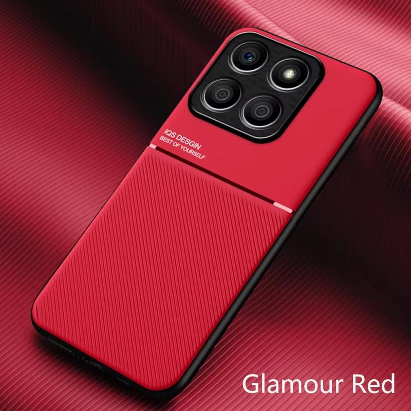 Rugged Non-Slip Portective Case for Honor X8C X7C X6b X8b X8a 5G 200 Smart Cover Car Magnetic Suction Holder Coque Fundas Capa