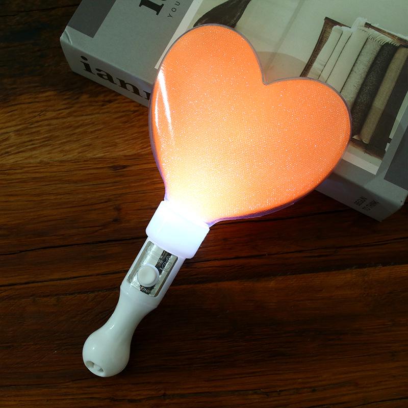 Short Luminous Concert Stick - Heart & Star Designs