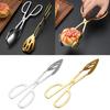 Durable Buffet Tongs Stainless Steel Food Clip for Kitchen Versatile Bread Tongs Essential Kitchen Utensil for Grilling
