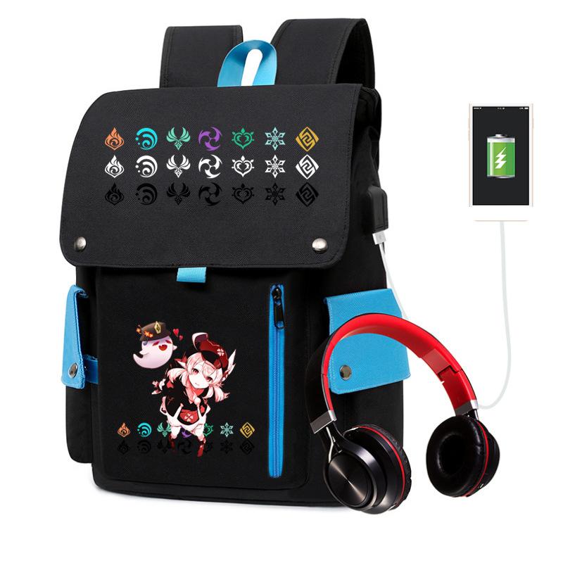 Elementary School Students In Grades 1-6 Waterproof Large-capacity Schoolbag Adolescent Yuanshen Backpack
