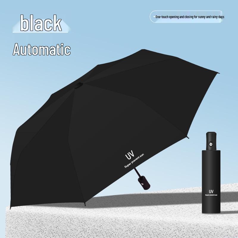 Odwrócony parasol przeciwsłoneczny UV: Czarny parasol unisex chroniący przed promieniowaniem ultrafioletowym z niestandardowym logo