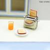 Cute Mini Toaster With Toaster Dollhouse Creative Kitchen Breakfast Toaster Home Decor