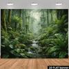 2D Jungle Stream Backdrop for Nature, Tropical and Adventure Themed Photography