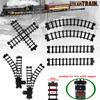 6cm Wide Rail Track Expansion Flexible Track Rails Suitable for 4cm Width Wheel-base RC Train Accessories DIY Buiding Block Toys