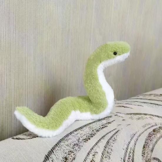 Snake Plush Toy Soft Stuffed Animal Doll 14 Inches Cute Snake Plushie Skin-Friendly Pillow for Kids Children Toddler Girls Animal Lovers