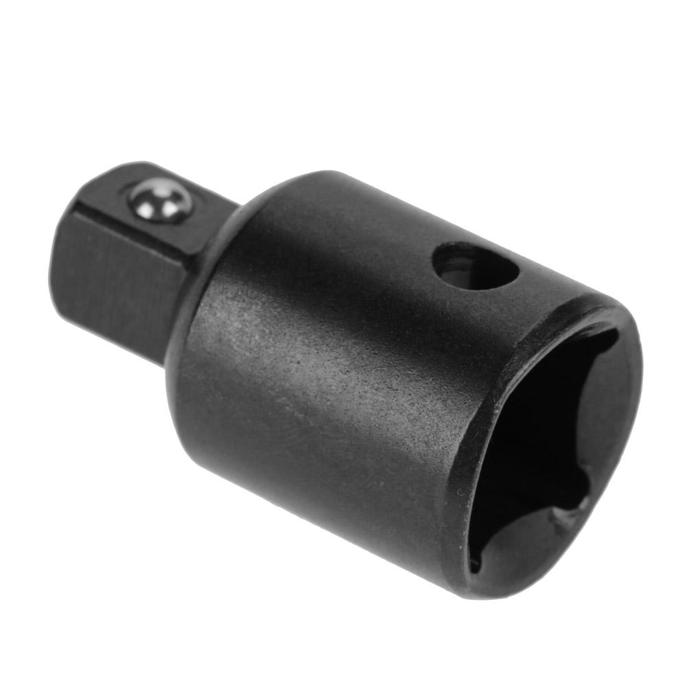 4Pcs Silver Steel Socket Adapter Reducers 1/2", 3/8", 1/4" Wrench Adapter