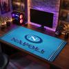 Napoli FC Temamönster Musmatta, Fotbollslogotyp Design XXL Spelbordmatta Halkfri Dator Musmatta
