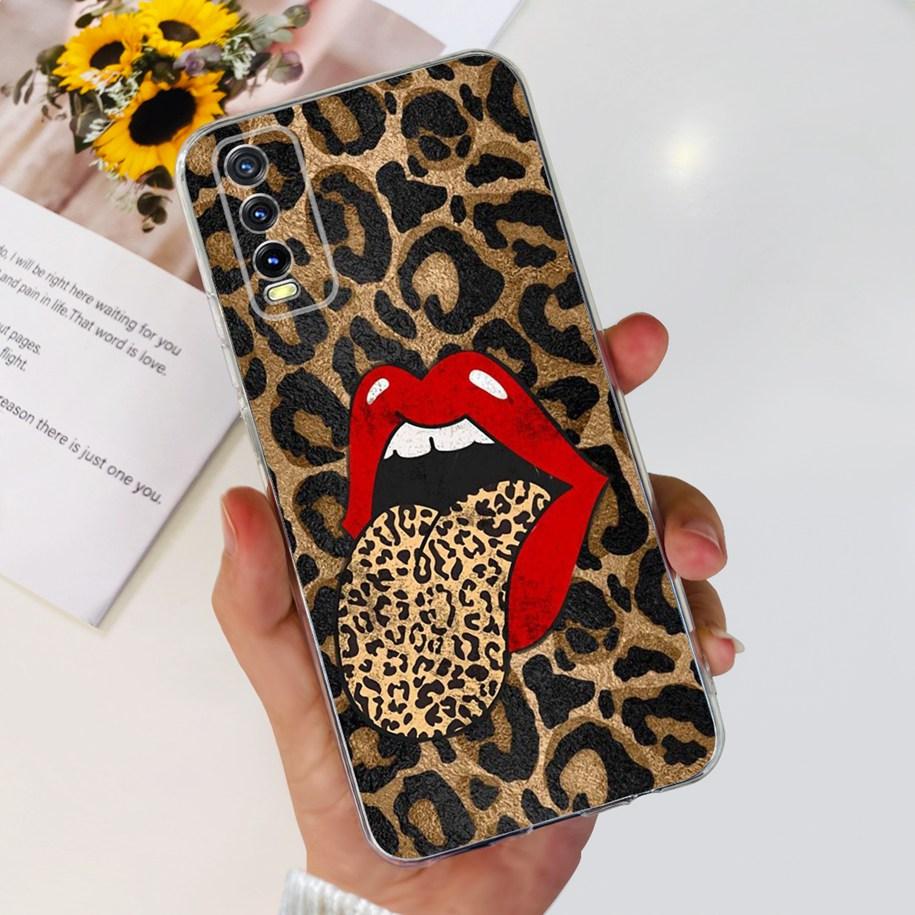 For Vivo Y11s Y12s Case V2028 V2026 V2033 Popular Flower Clear Silicon Back Cover For Vivo Y20 Y20i Y20s V2029 V2027 V2032 Funda