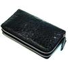 GODANE Crocodile Double Round Zipper Long Wallet [Bonus Included] Men's Spcw8055.bk (105)
