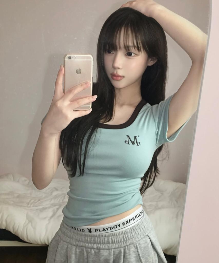 Mucent Ferring Midi Ringer Color Block Short Sleeve T-Shirt (7 Colors)