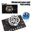 Camping Stove Windshield Ring Portable Heavy Duty Stainless Steel Lightweight Outdoor Hiking Picnic Windproof Gas Stove Windscreen Burner