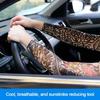 Arm Warmers Flower Arm Tattoo Sleeve Arm Covers Ice Silk Arm Sleeve Sun Protection Cover  Sports