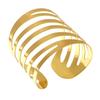 Alloy Napkin Ring Set Electroplated Classic Smooth Burr-Free Dinner Time Impress Guests Summer Style Diagonal Wavy Metal Napkin Ring