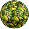 Brasiliens fotbollslandslag Tema fotboll Storlek 5 Fotboll Mjuk beröring Professionell träningsfotboll för utomhussporter