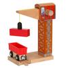 Wooden Track Set Big Scene Crane Cargo Transport Assembly Accessories Kids Toys Compatible Wooden Over Three Years Old