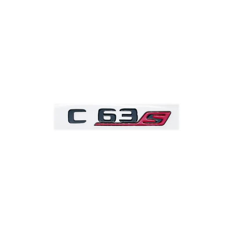 Auto Tuning Voor Mercedes Benz C Klasse W204 W205 C63 C63S Letter Logo 3D ABS Sticker Auto Achterklep Embleem Naamplaat Stickers
