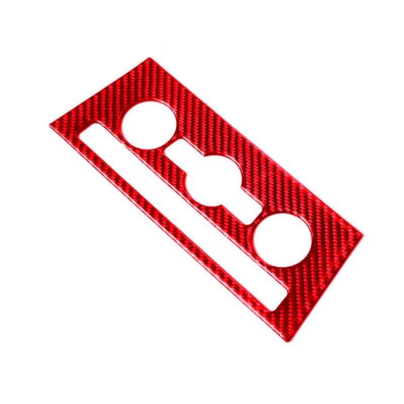 Autocollants rouges en Fiber de carbone pour intérieur de voiture, accessoires de voiture pour Volkswagen VW Golf 7 GTI MK7 2014