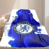 Chelsea FC Muster Decke, Gemütliche Decke für ganzjährigen Komfort auf Sofas, Betten, im Büro, Auto, beim Camping und auf Reisen