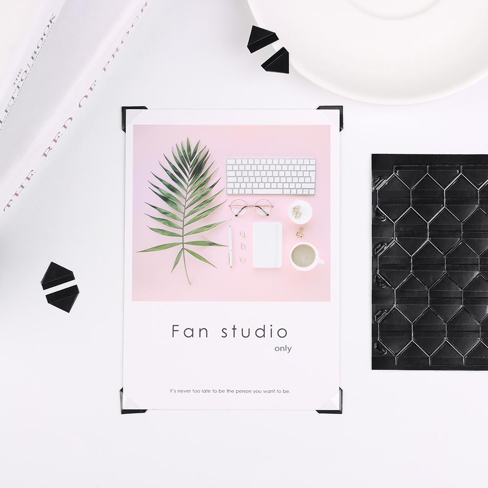 10 sheets DIY Card Handmade Photo Corner Protectors Album Picture Frame Stickers Scrapbooking