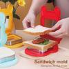 Sandwich Cutter And Sealer Bread Mold for Kids Lunch Square Sandwich Maker Cartoon Easy To Use Bento Box Accessories