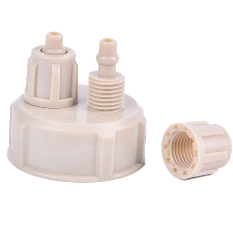 2Pcs Aquarium Diy Co2 System Kit Generator Bottle Cap Quick Screw Cap