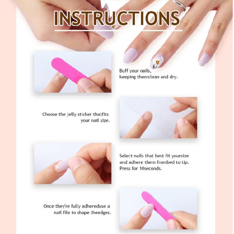 24 Pcs Glossy Full Cover False Nail French Tip Acrylic Nail Valentines Day Press On Nail Almond Shape Stick On Nail