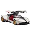 1/24 Pagani Huayra Dinastia Alloy Electroplating Sports Car Model Metal Racing Car Vehicles Model Sound and Light Kids Toys Gift